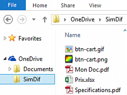 On a computer, with the File Explorer, you can add files to your OneDrive.